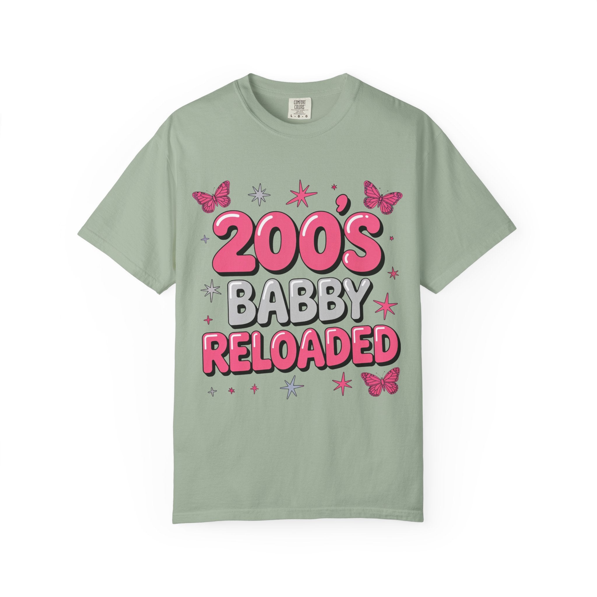 2000s Baby Reloaded T-shirt | Y2K Butterfly Graphic Tee