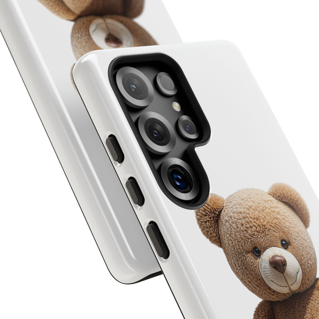 Teddy Bear Phone Case | Cute Plush Toy Illustration, i-phone, Samsung, Google phone