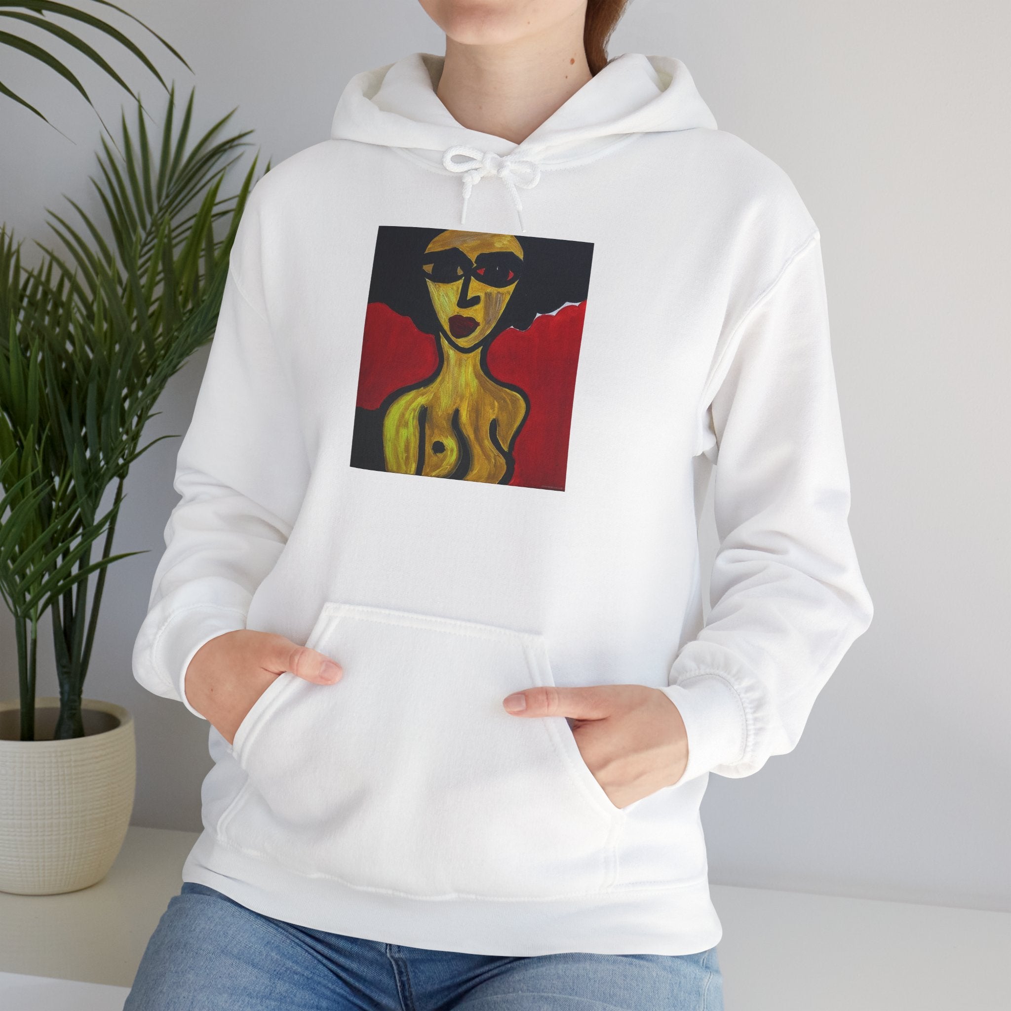 Abstract Art Hoodie, Art Portrait Sweatshirt, Limited Edition Hoodie