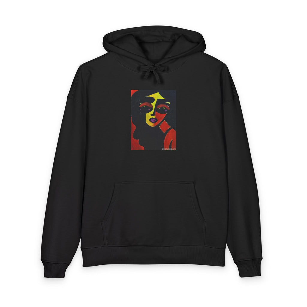 Abstract Pop Art Hoodie, Colorful Portrait Sweatshirt, Limited Art edition