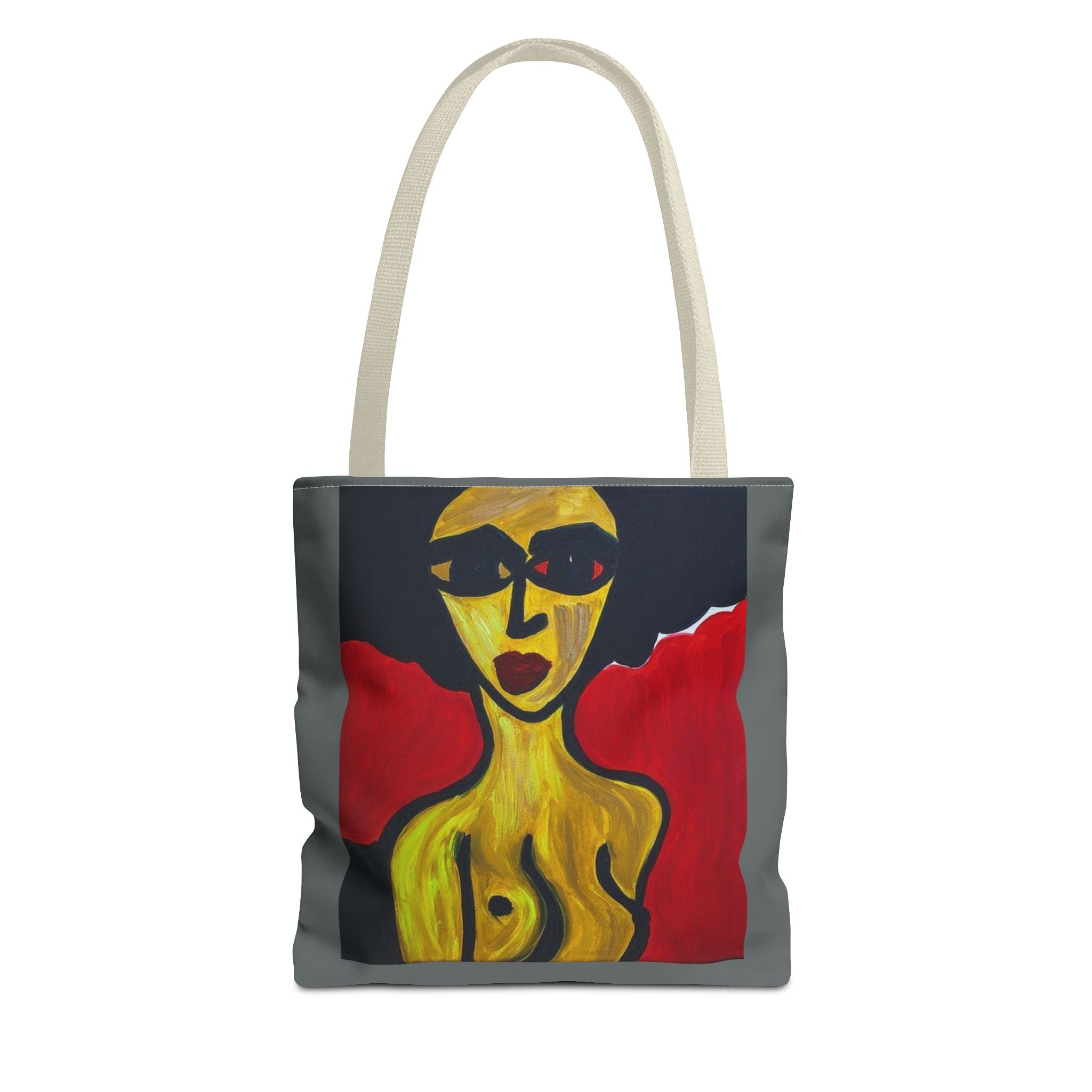 Sac cabas minimaliste nude, étude féminine au trait et au pinceau, sac fourre-tout en coton écologique, sac cabas nude expressionniste abstrait