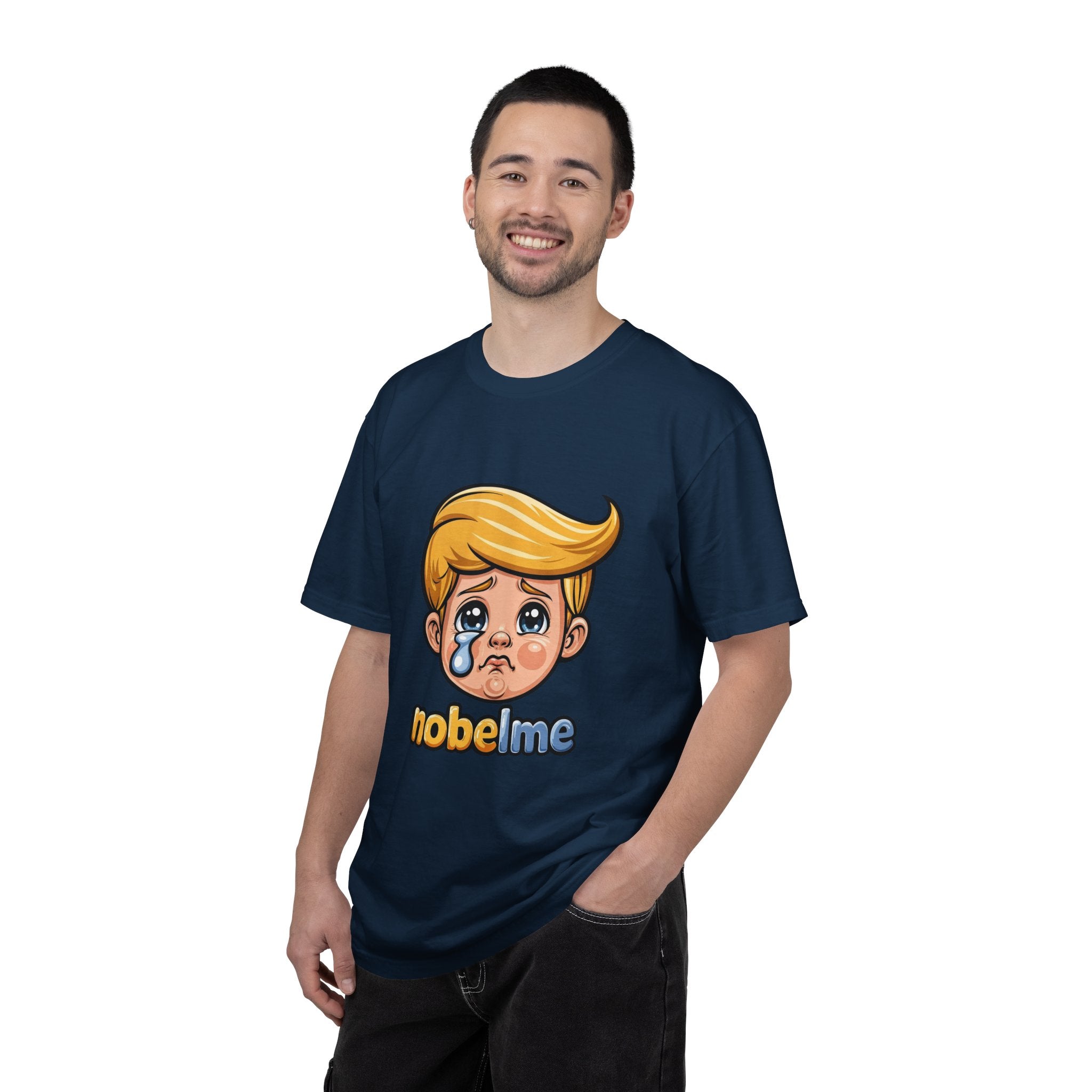 T-shirt nobelme avec un garçon blond qui pleure (dessin animé) | T-shirt mignon avec un visage triste