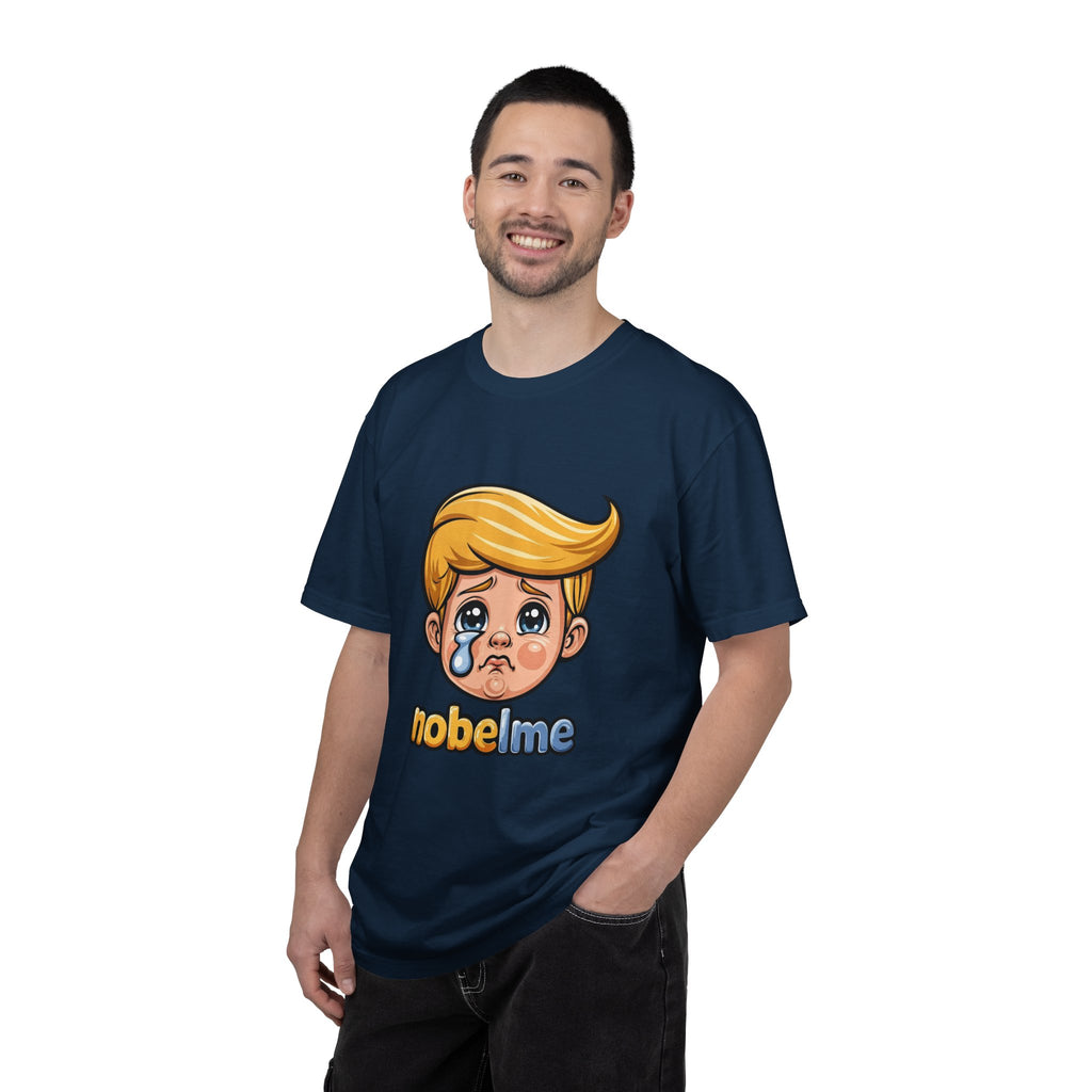 T-shirt Cartoon Leader, art pop politique satirique, imprimé humoristique : un garçon blond qui pleure (dessin animé) | T-shirt mignon avec un visage triste