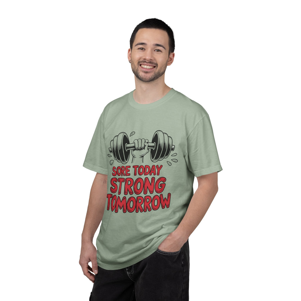 Strong Man T-shirt | Dumbbell Workout Fitnes Tee