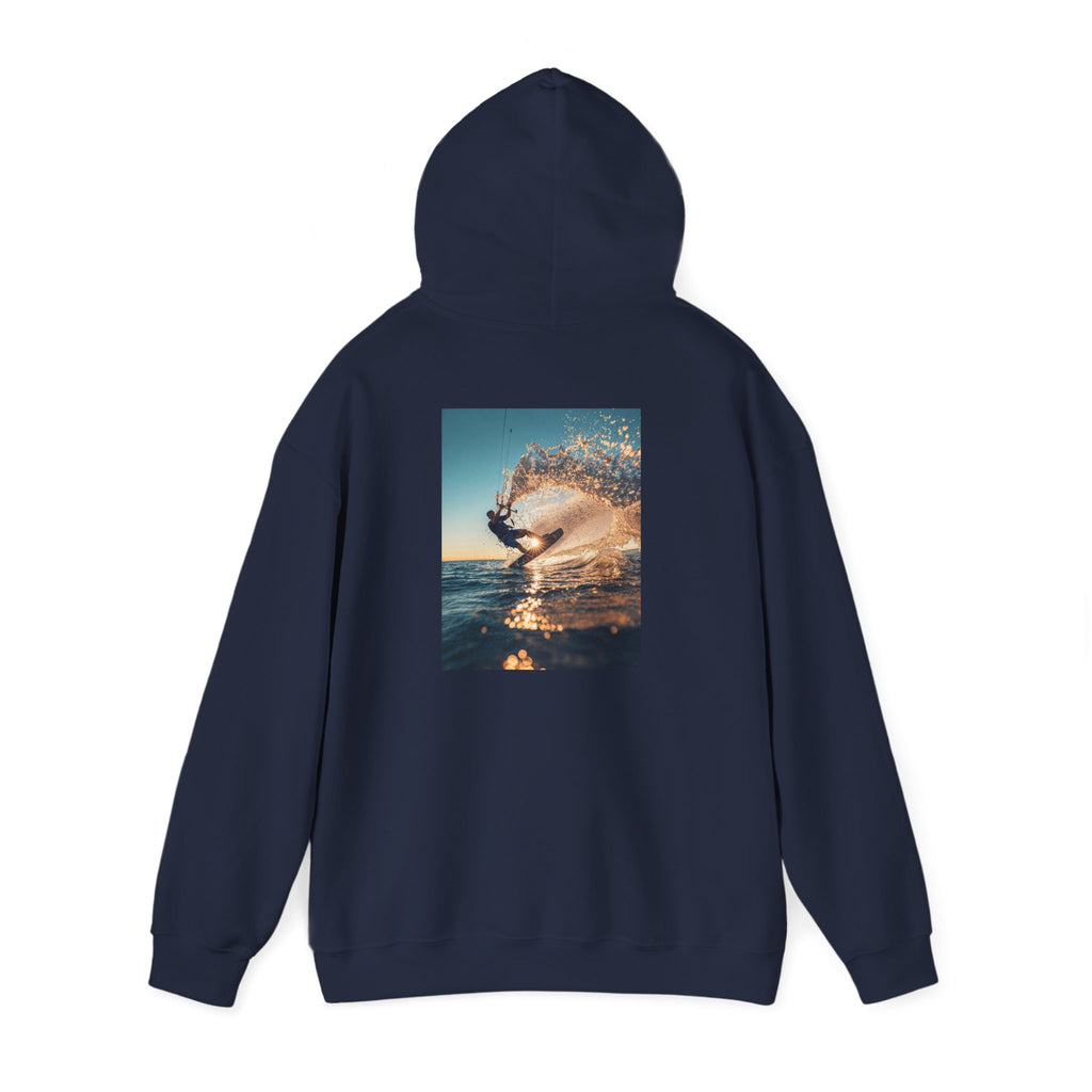 Galaxy Spiral, Hoodie | Surfer Wave Back Print