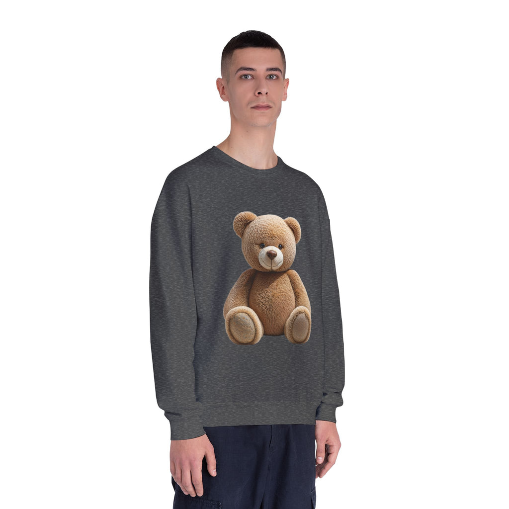 Sweat-shirt imprimé ours en peluche marron | Illustration de jouet mignon