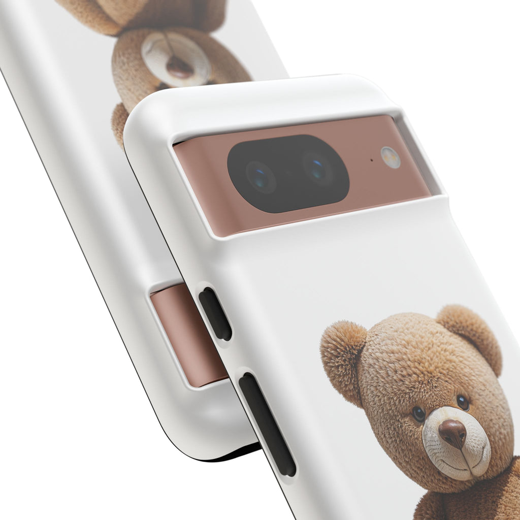 Teddy Bear Phone Case | Cute Plush Toy Illustration, i-phone, Samsung, Google phone