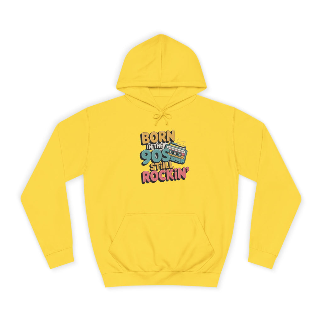 Retro 90s Nostalgia, Stronger Than Storm Hoodie Inspirational Mental Health Oversized Sweatshirt