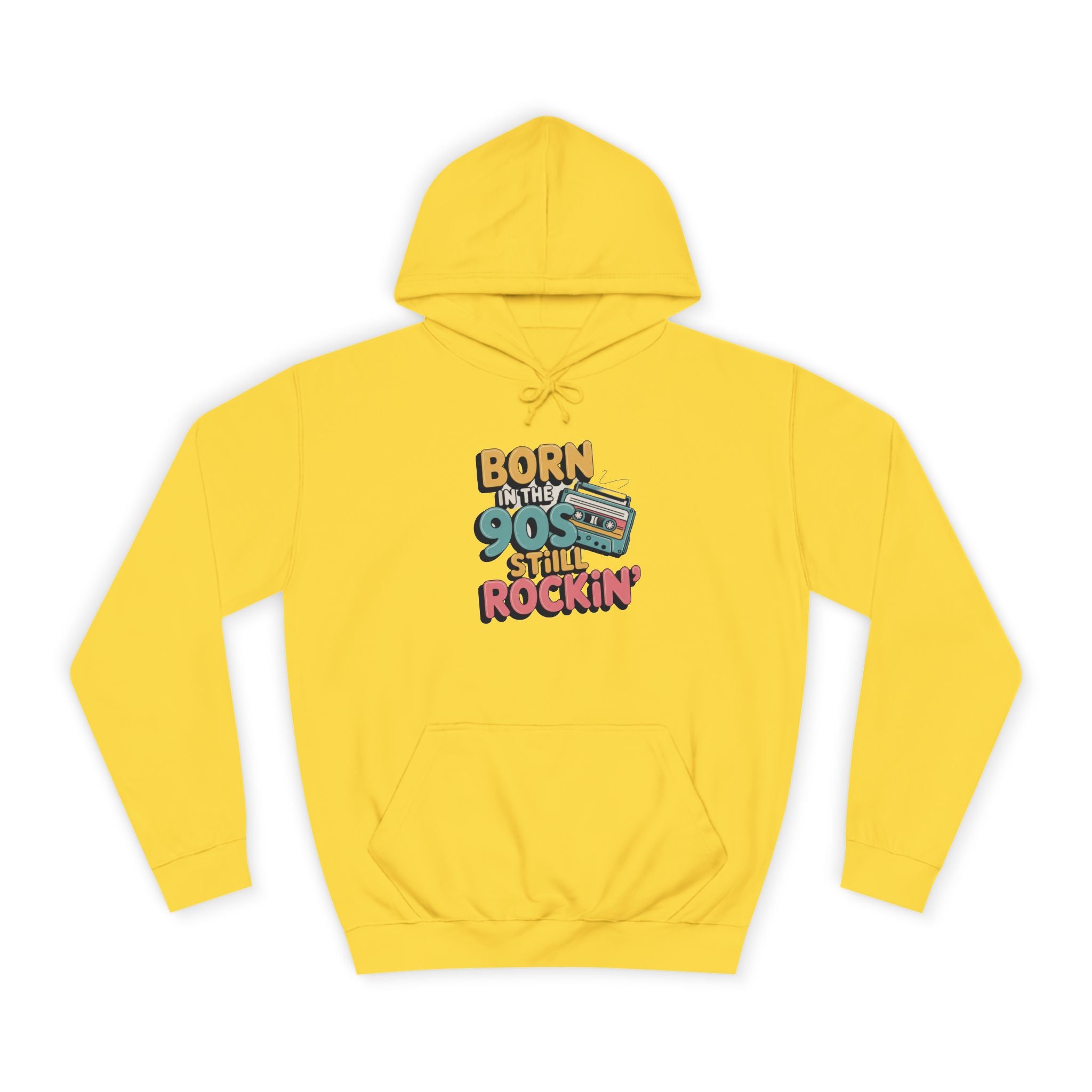 Retro 90s Nostalgia, Stronger Than Storm Hoodie Inspirational Mental Health Oversized Sweatshirt