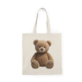 Sac fourre-tout ours en peluche marron | Illustration d'une adorable peluche, accessoire pour chambre d'enfant