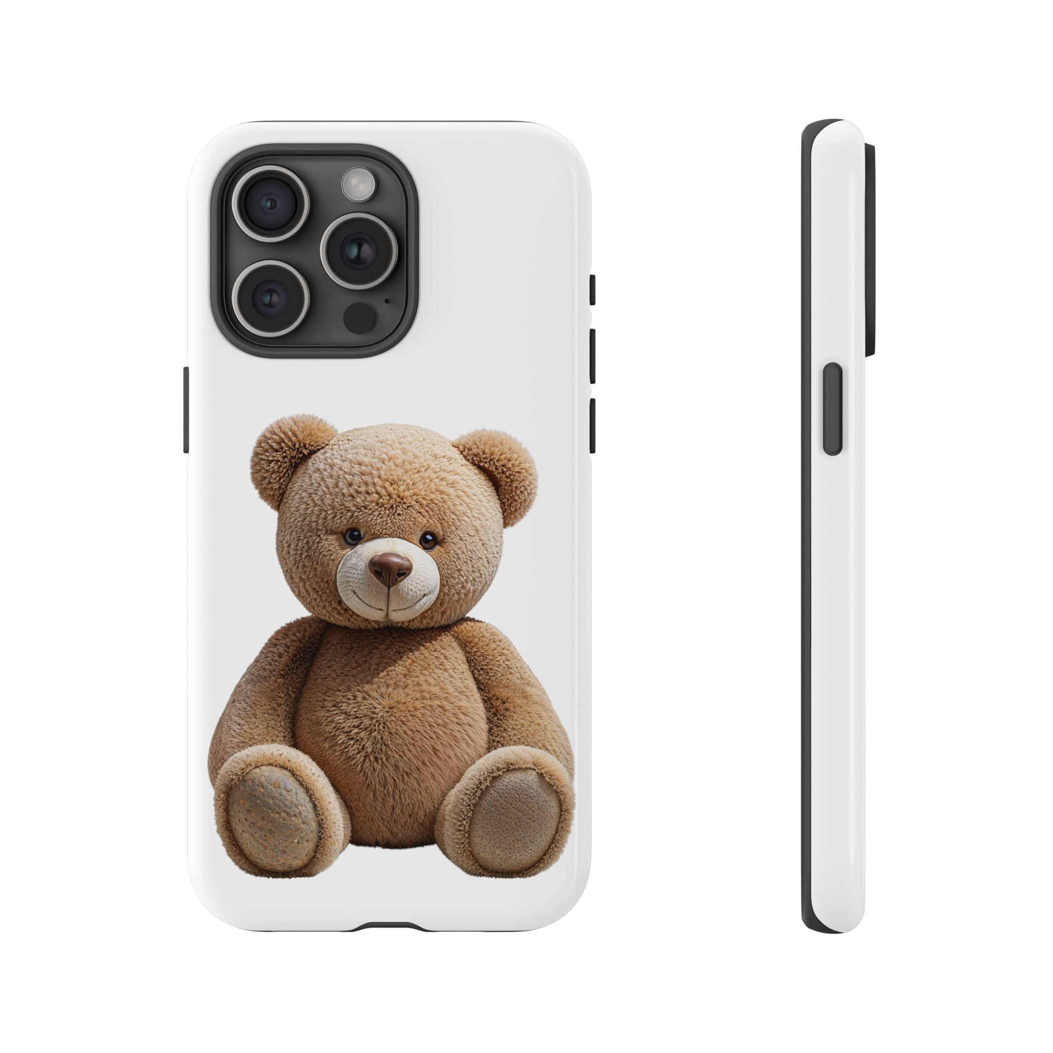 Teddy Bear Phone Case | Cute Plush Toy Illustration, i-phone, Samsung, Google phone