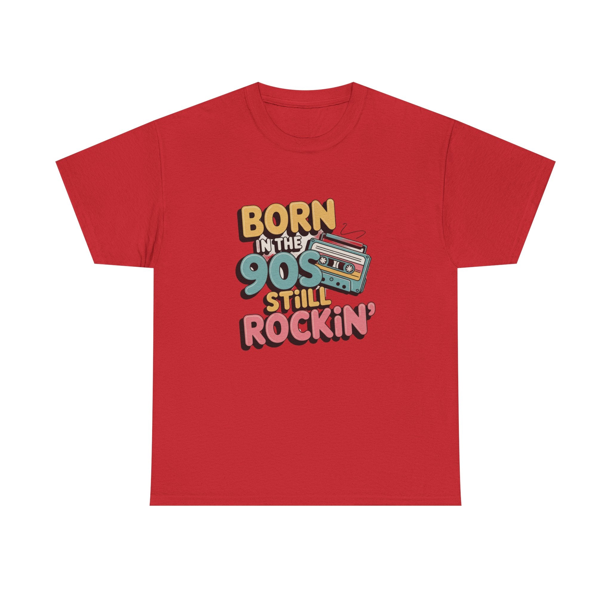Born in the 90s T-Shirt | Retro Nostalgia Tee, Positive Quote Unisex T-Shirt, Everyday Motivation Cotton Tee