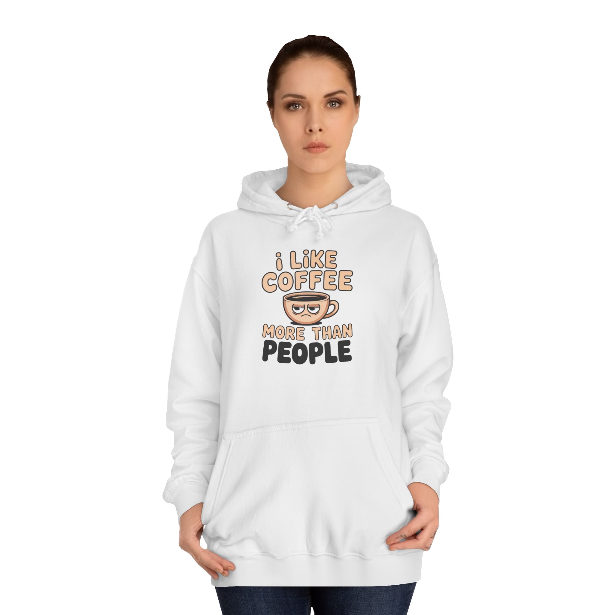 Coffee Lover Hoodie, Funny Coffee Shirt, Funny Slogan Hoodie Empowering Self Love Motivational Pullover Gift