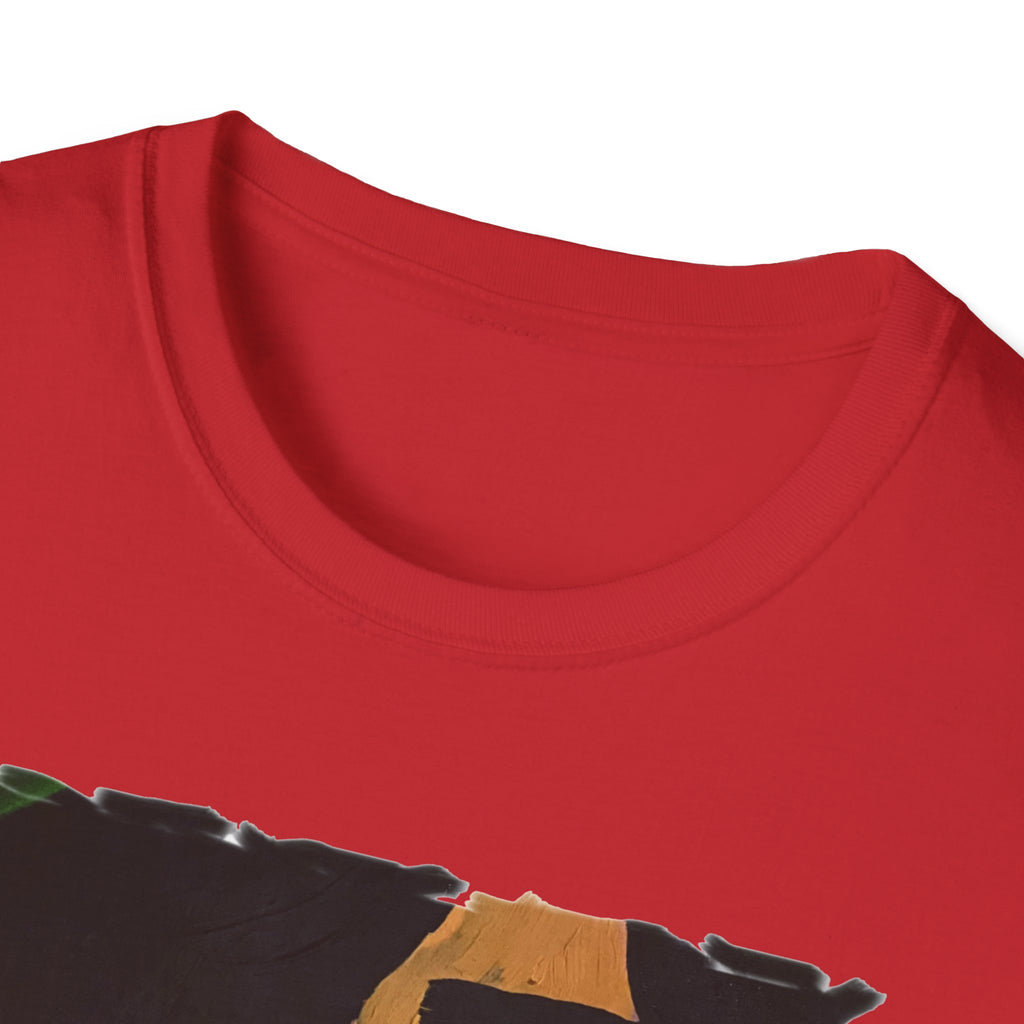 T-shirt Portrait de Femme Nue | Peinture Artistique Moderne, T-shirt Beaux-Arts, Impression Portrait de Nu Élégante, Peint à la Main, Style Galerie