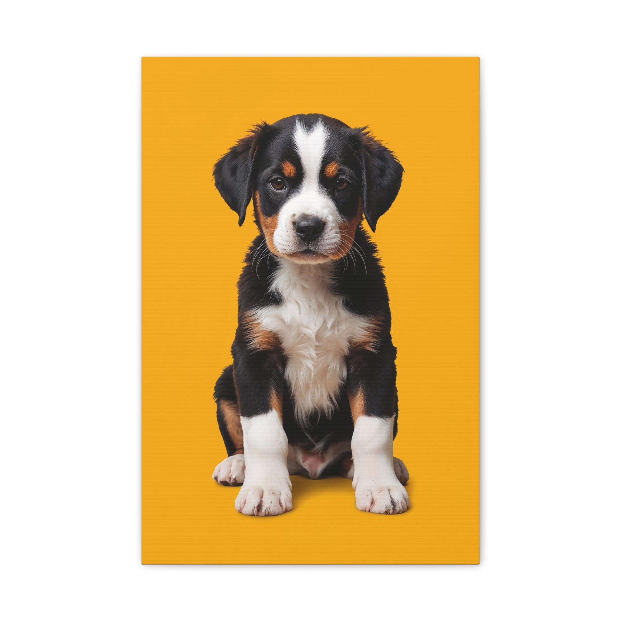 Bernese Mountain Dog Puppy Canvas, gift for dog lovers