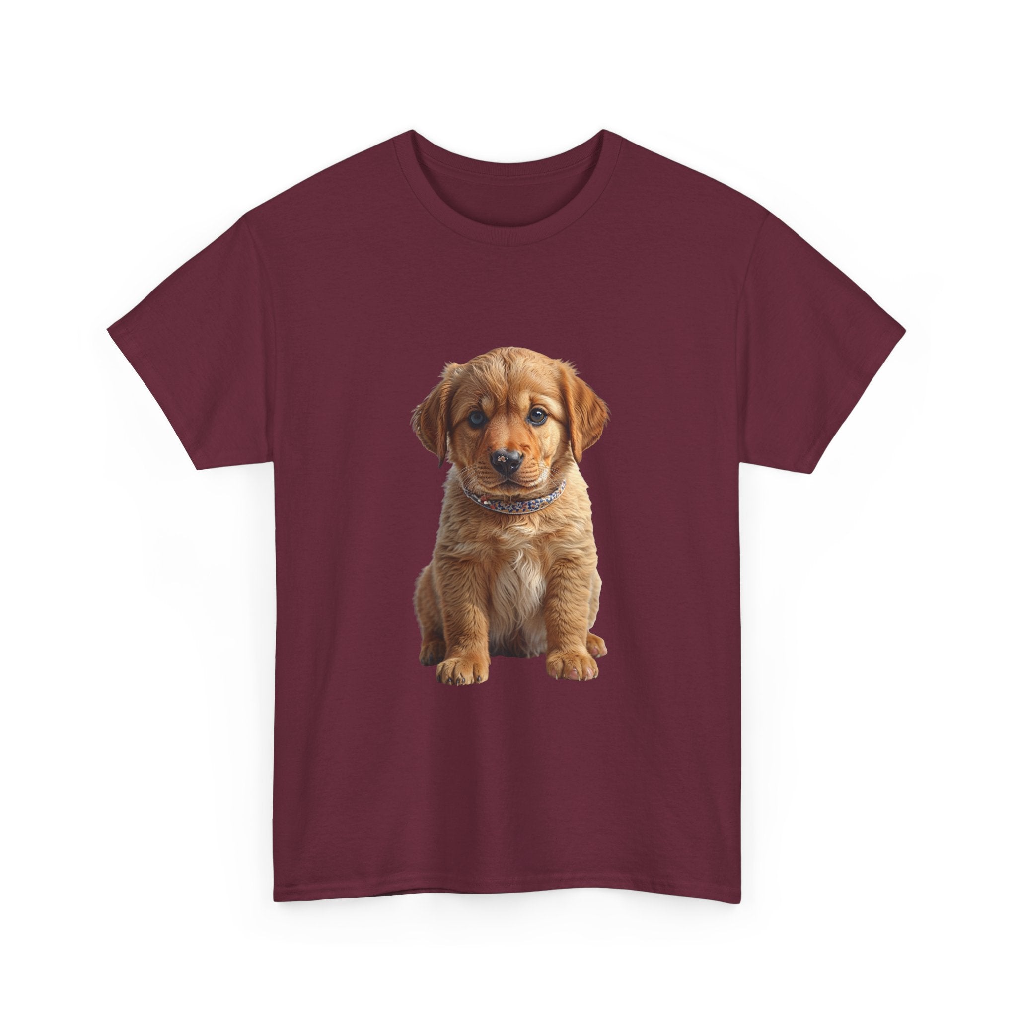 T-shirt avec un adorable chiot Golden Retriever | Portrait de chien