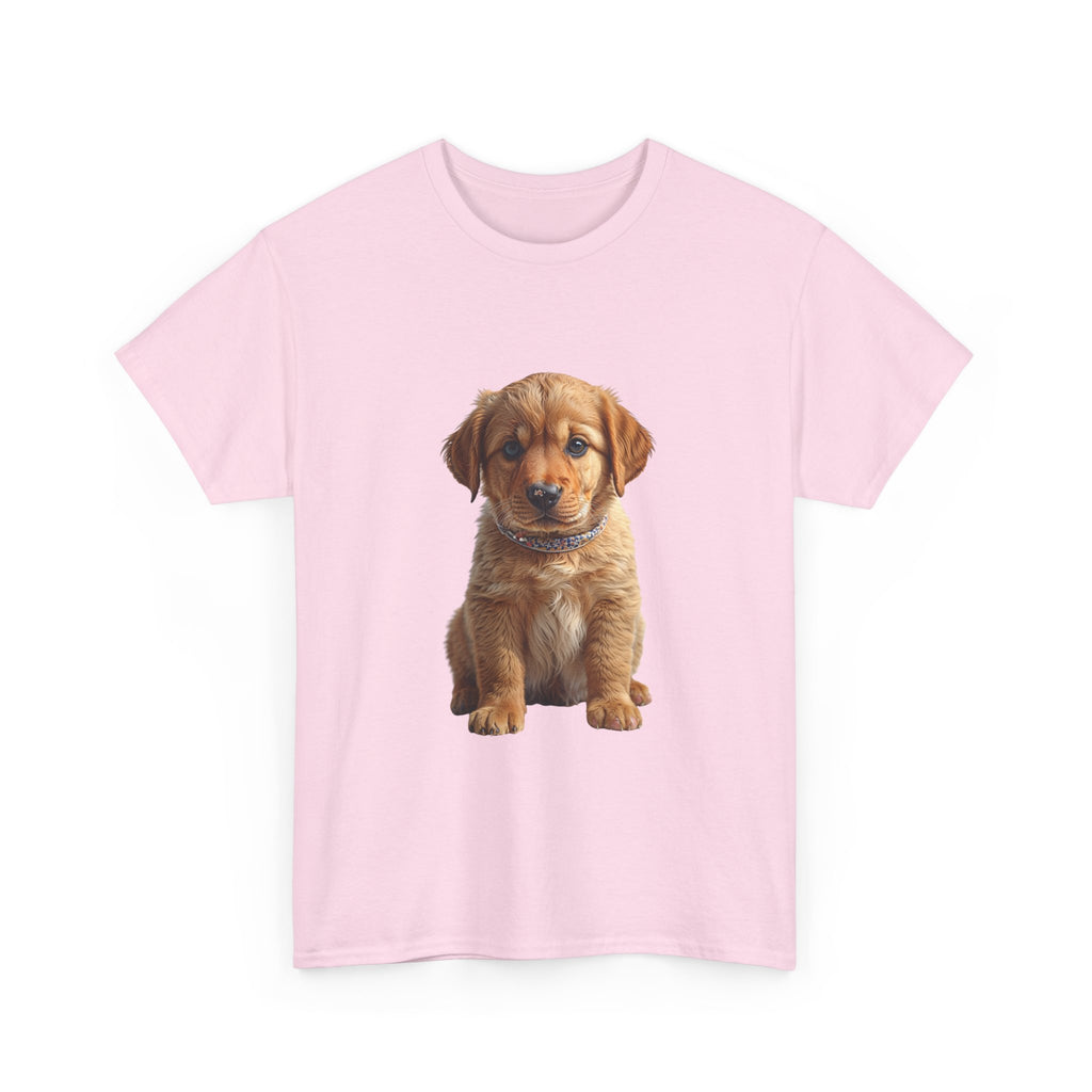 T-shirt avec un adorable chiot Golden Retriever | Portrait de chien