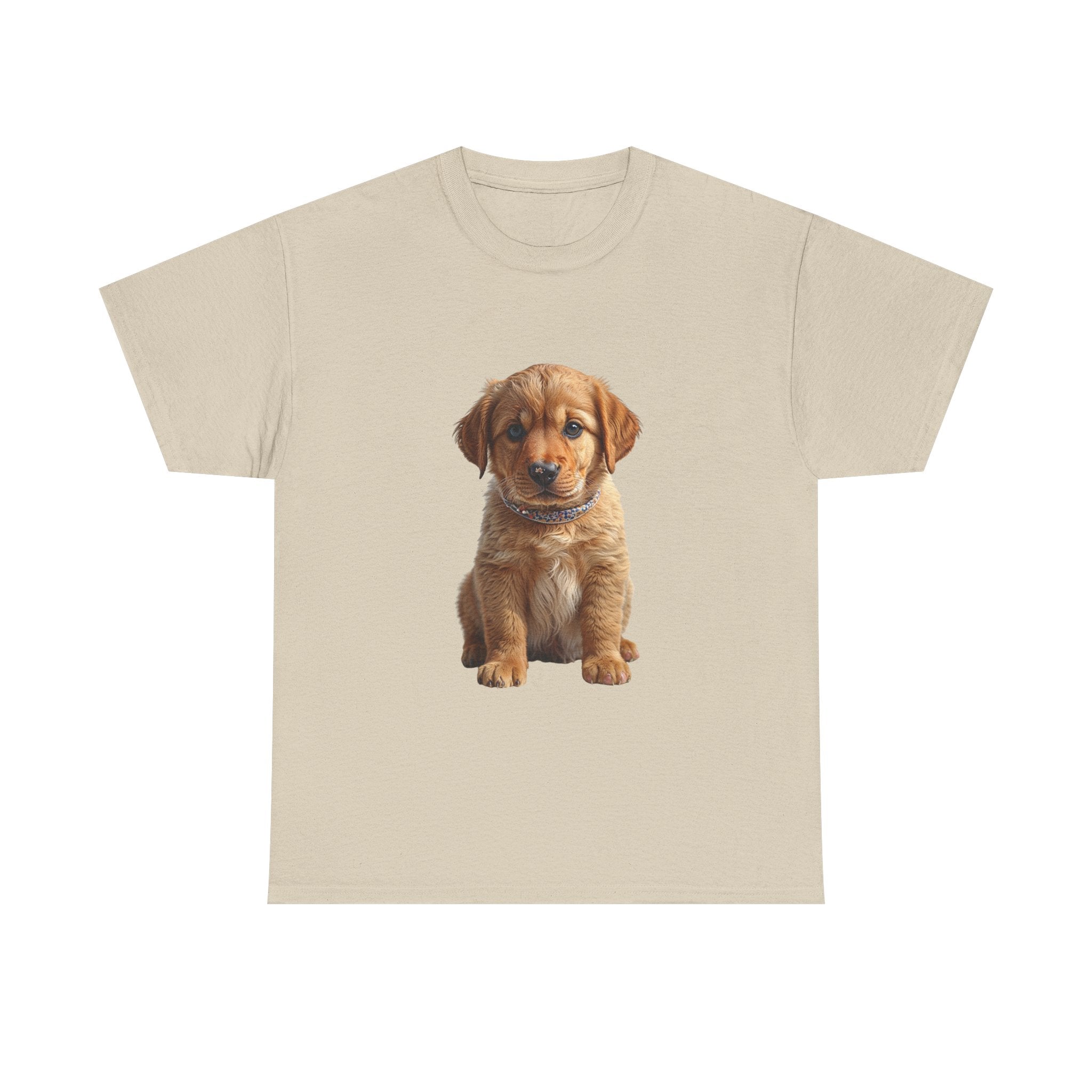 T-shirt avec un adorable chiot Golden Retriever | Portrait de chien