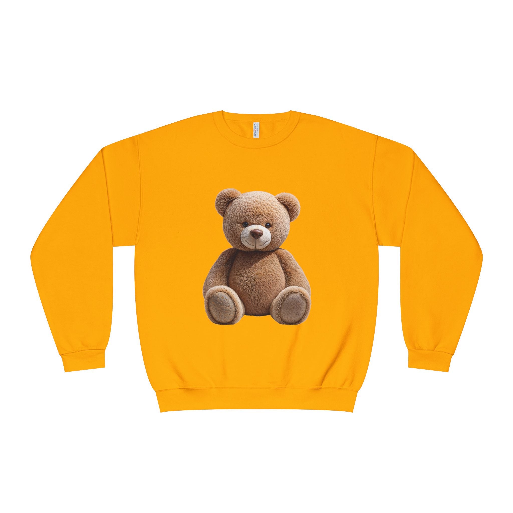Sweat-shirt imprimé ours en peluche marron | Illustration de jouet mignon