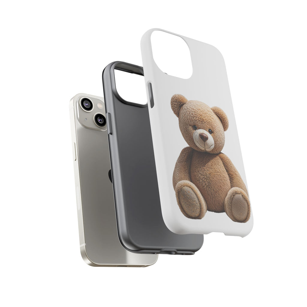 Teddy Bear Phone Case | Cute Plush Toy Illustration, i-phone, Samsung, Google phone