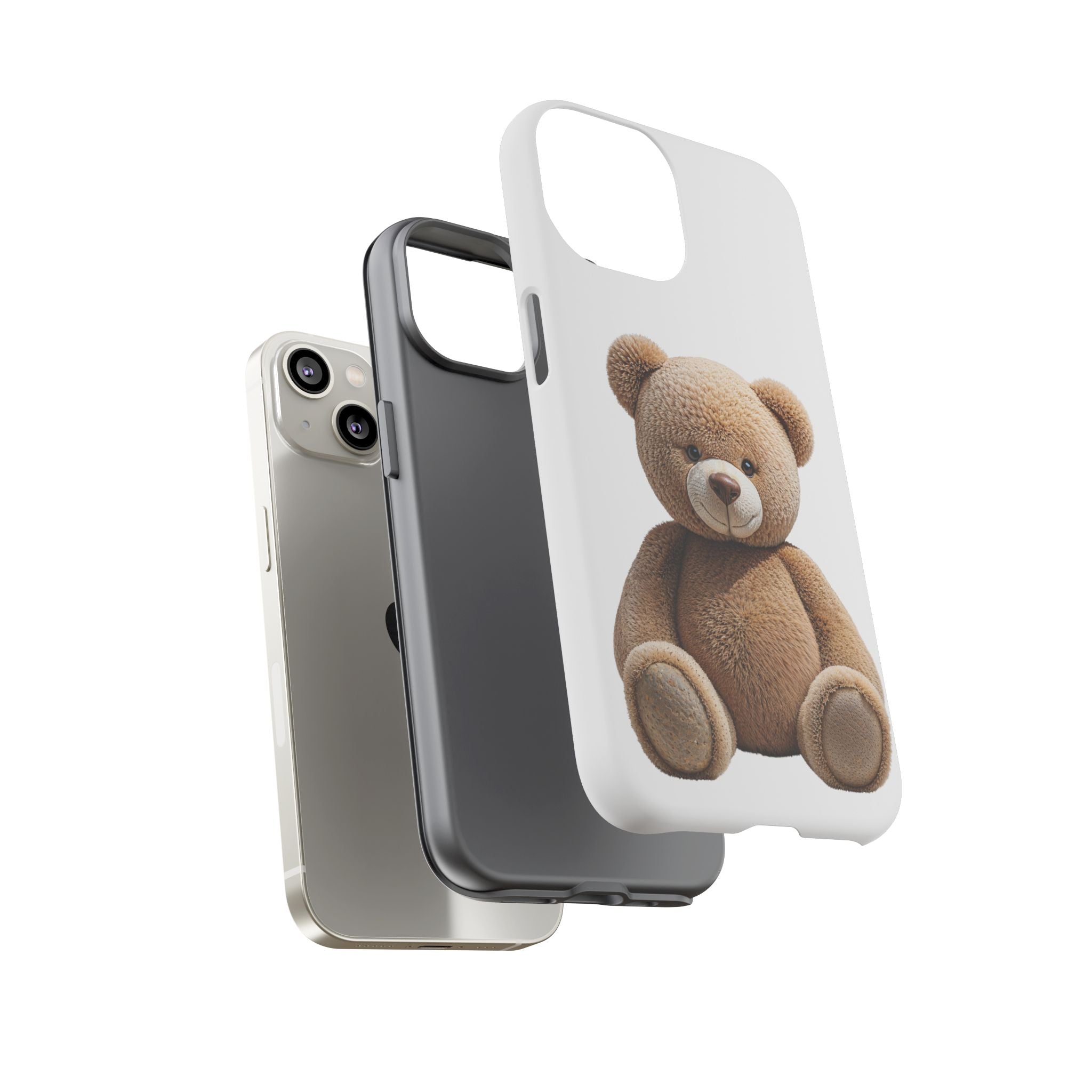 Teddy Bear Phone Case | Cute Plush Toy Illustration, i-phone, Samsung, Google phone