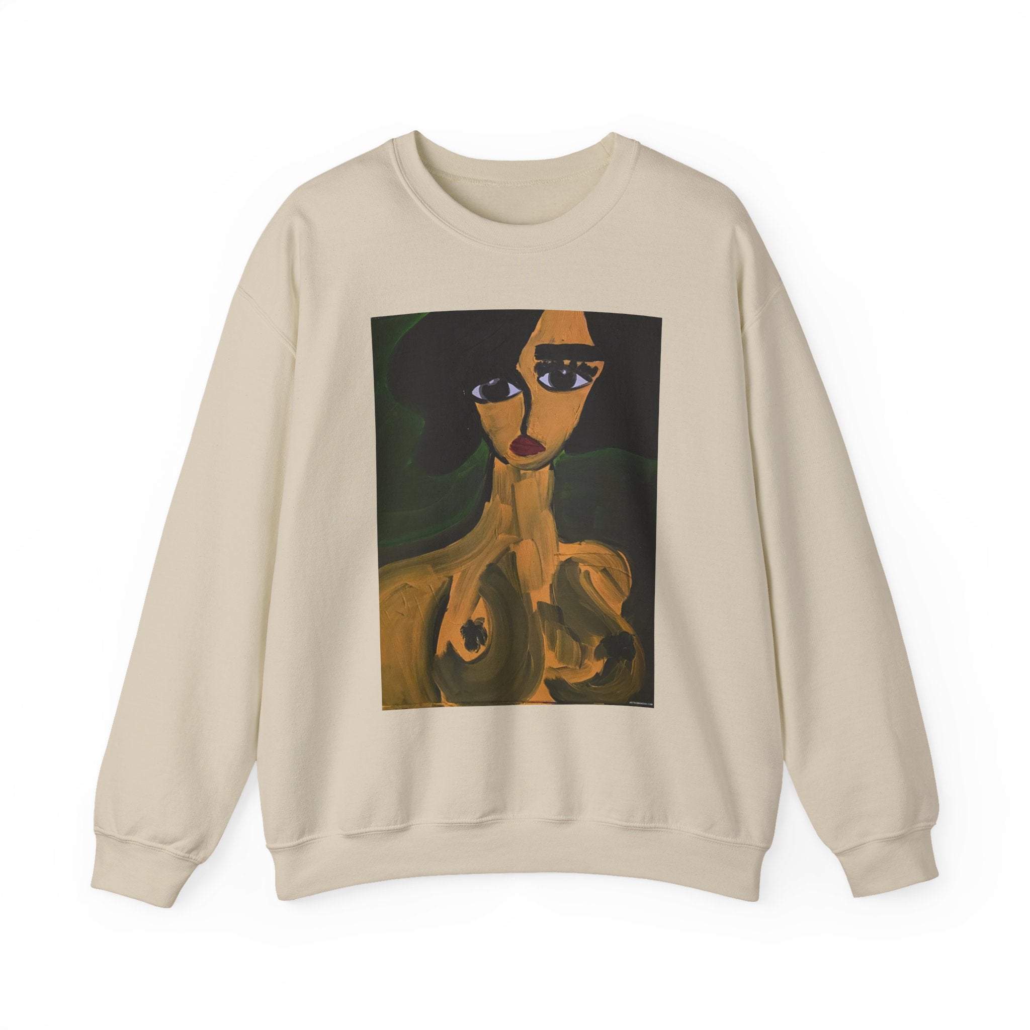 T-shirt Édition Artiste, Portrait de Nu Élégant, Tirage d'Art Limité, Sweat-shirt Peinture de Portrait Abstrait |