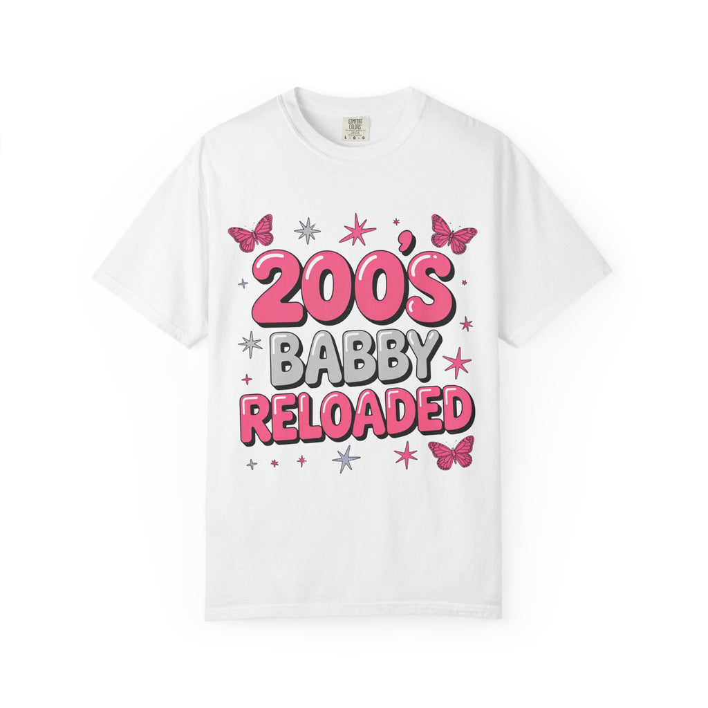 2000s Baby Reloaded T-shirt | Y2K Butterfly Graphic Tee