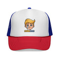 Casquette parodique « Papa parodique », casquette trucker avec visage de dessin animé qui pleure | Casquette emoji parodique politique