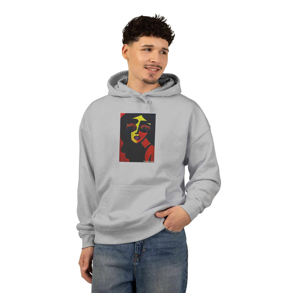 Abstract Pop Art Hoodie, Colorful Portrait Sweatshirt, Limited Art edition