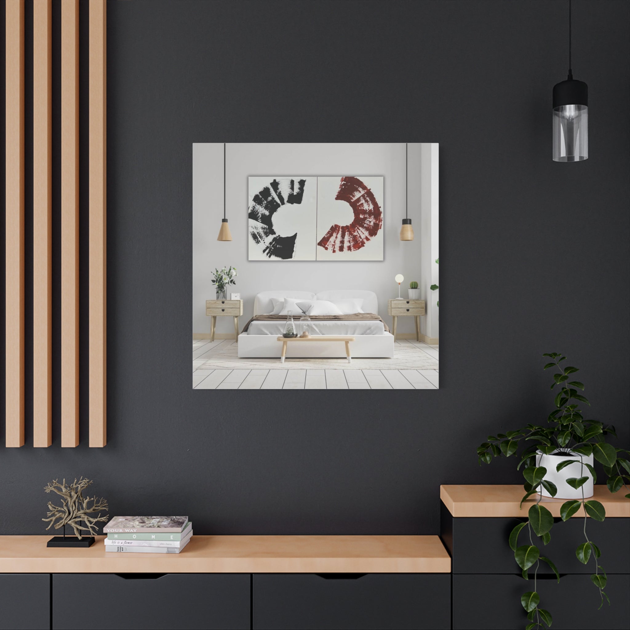 Abstract Canvas, Shafran and Leather