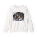 Tabby Cat Face Sweatshirt | Cute Kitty Portrait Crewneck