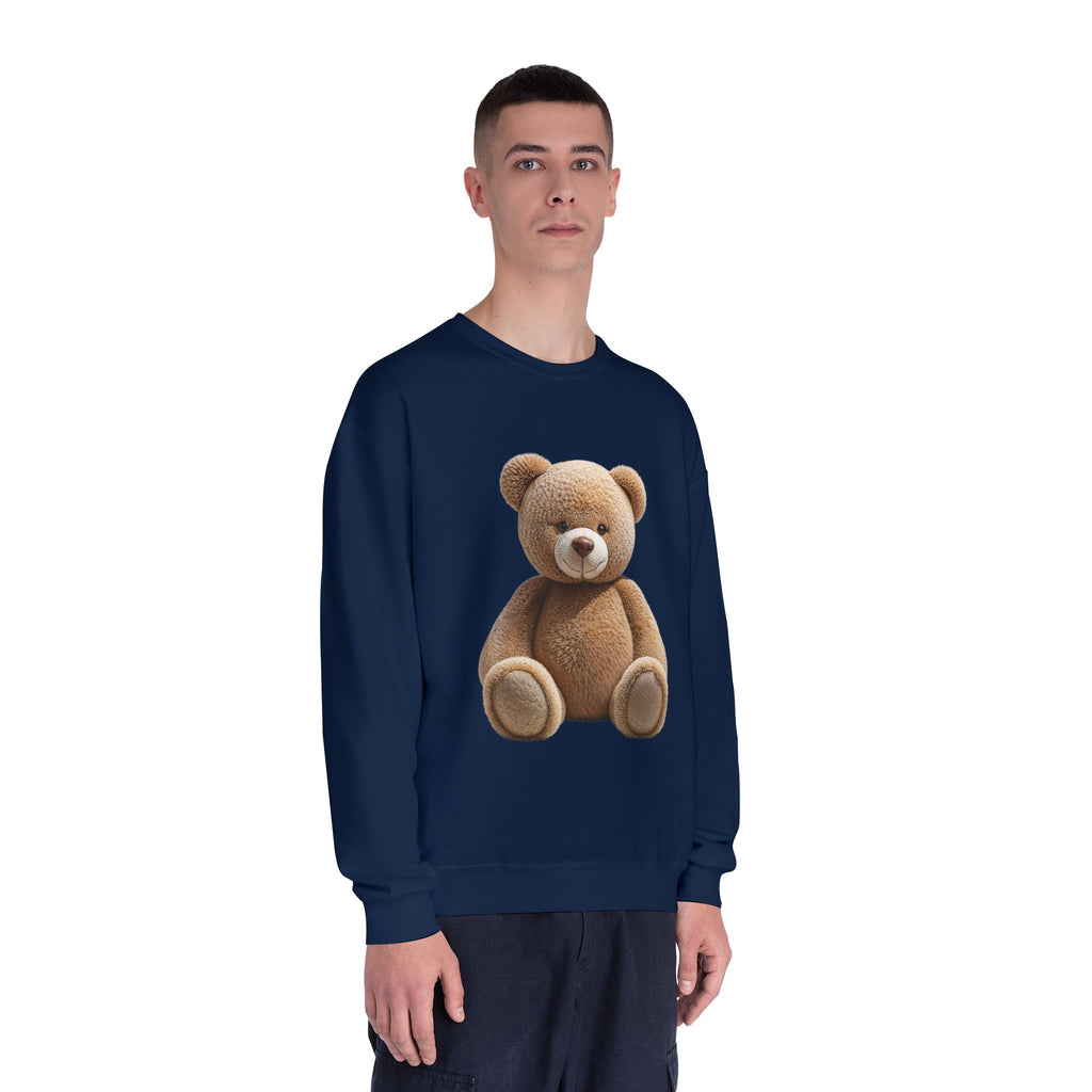 Sweat-shirt imprimé ours en peluche marron | Illustration de jouet mignon