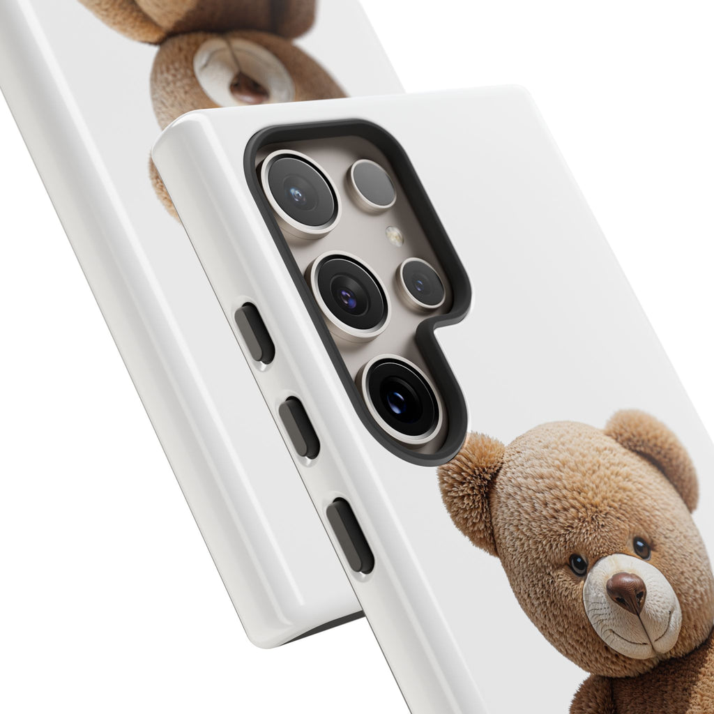 Teddy Bear Phone Case | Cute Plush Toy Illustration, i-phone, Samsung, Google phone
