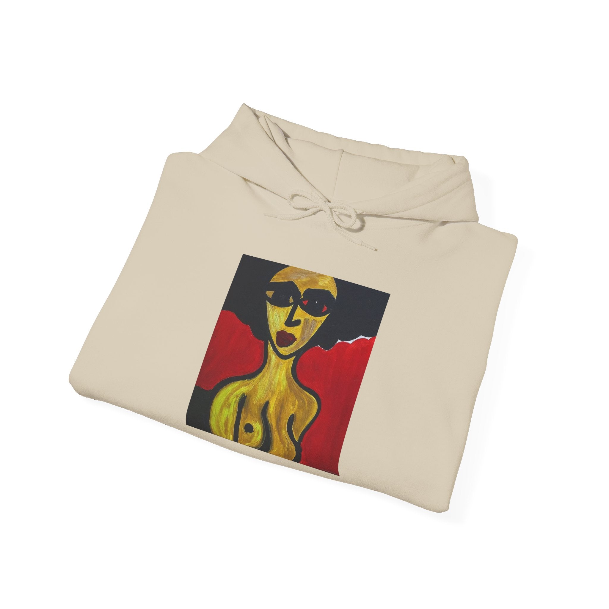 Abstract Art Hoodie, Art Portrait Sweatshirt, Limited Edition Hoodie