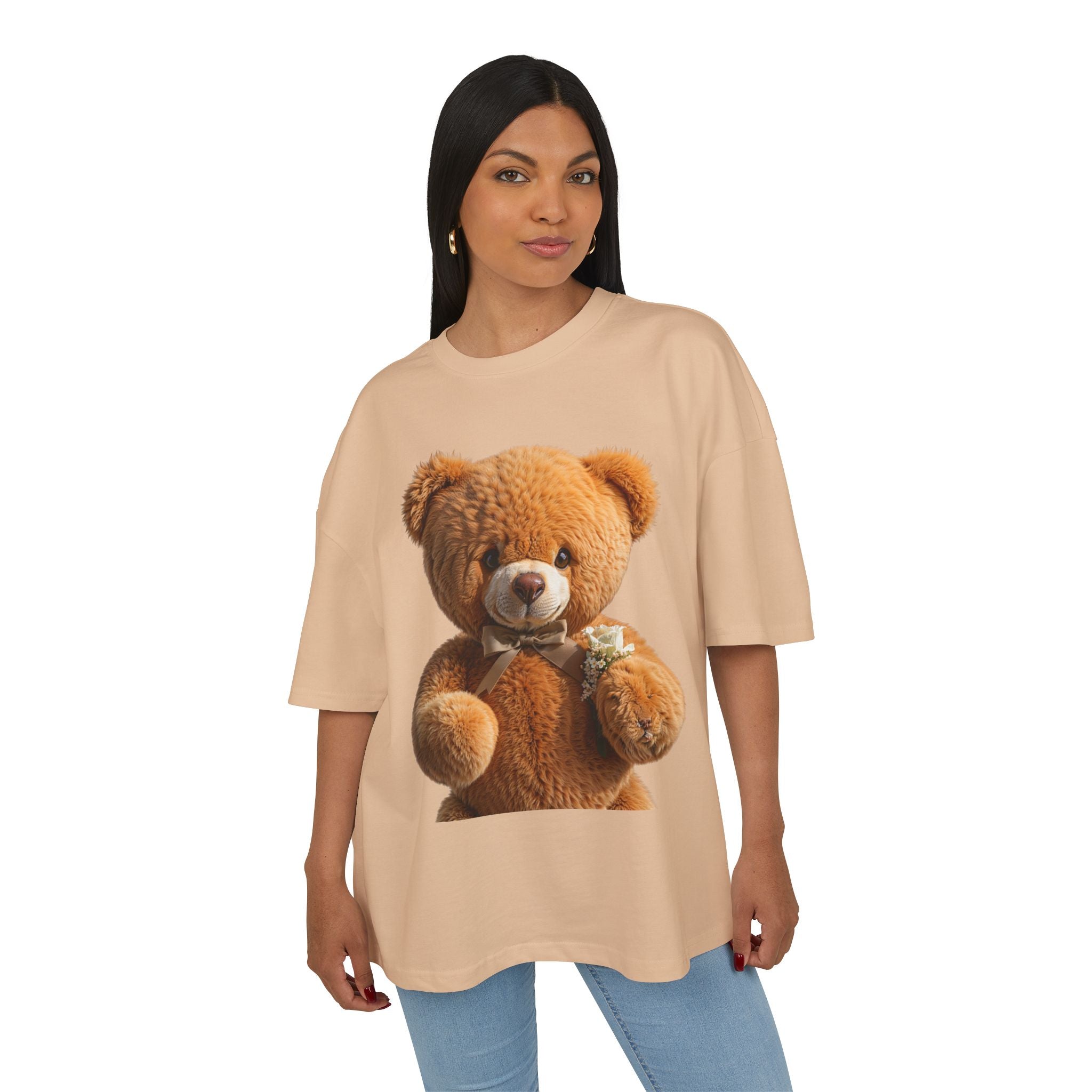 T-shirt imprimé ours en peluche | Illustration vintage de peluche, T-shirt kawaii ours en peluche, imprimé ours mignon, T-shirt unisexe doux