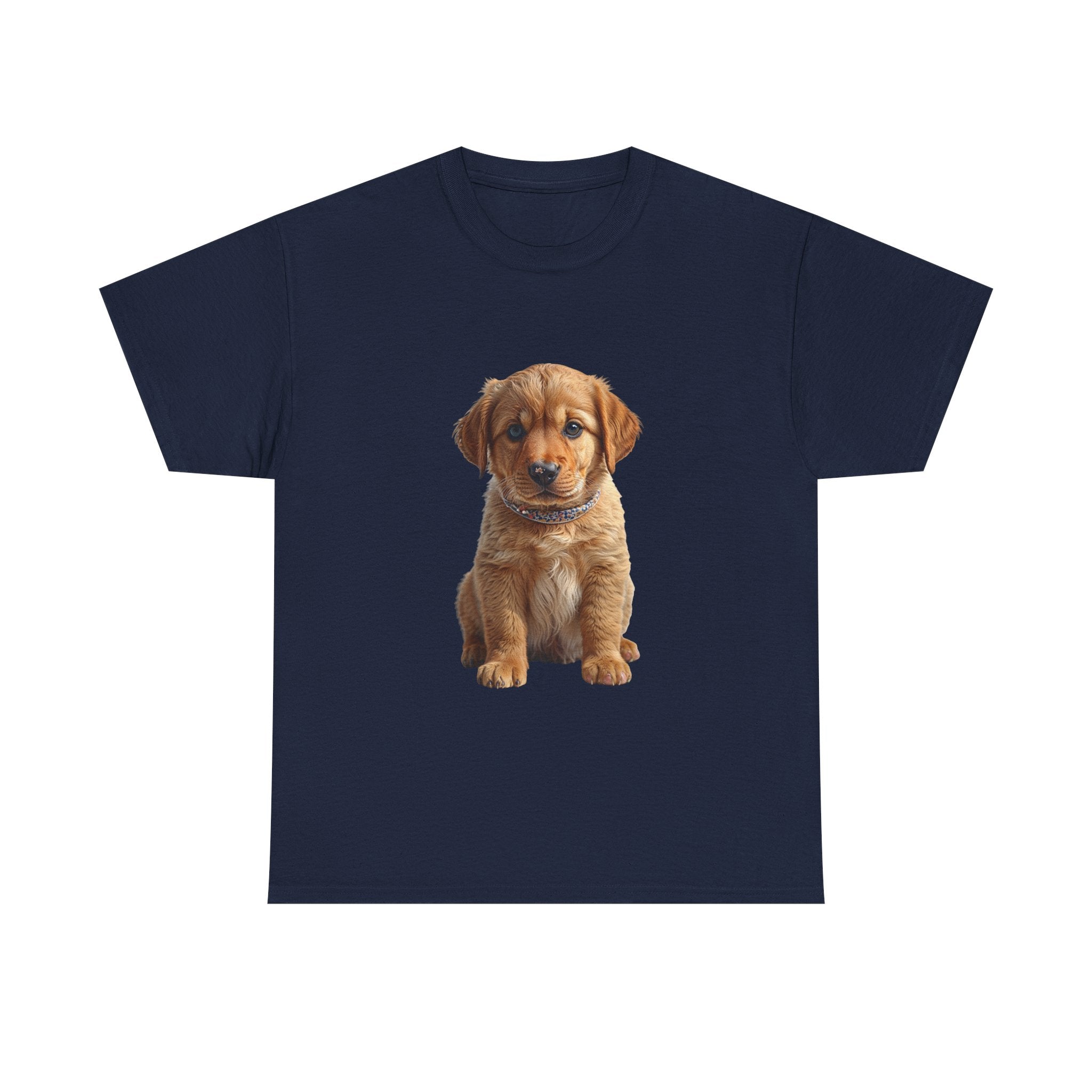 T-shirt avec un adorable chiot Golden Retriever | Portrait de chien
