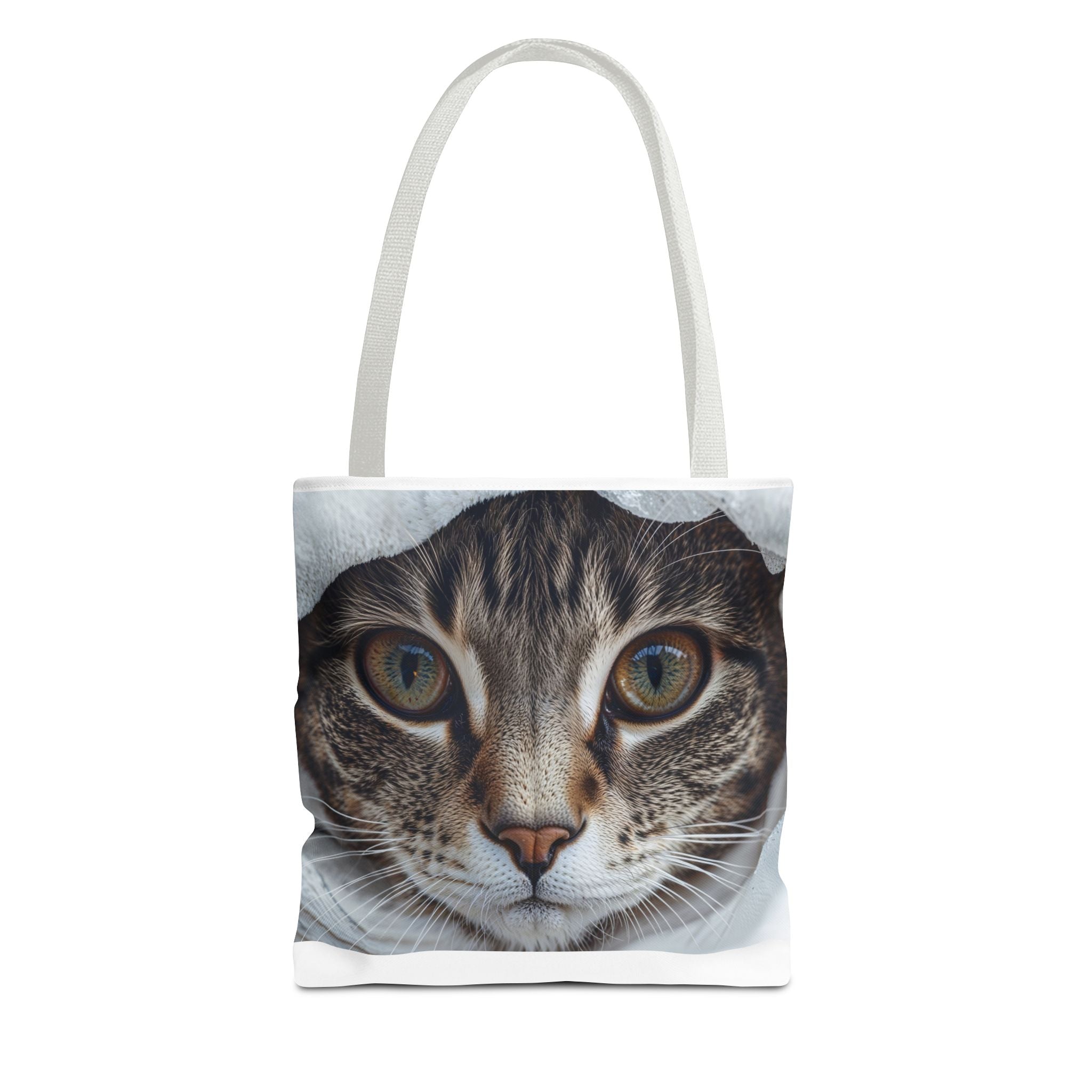 Sac fourre-tout imprimé chat tigré | Sac fourre-tout à motif chat |