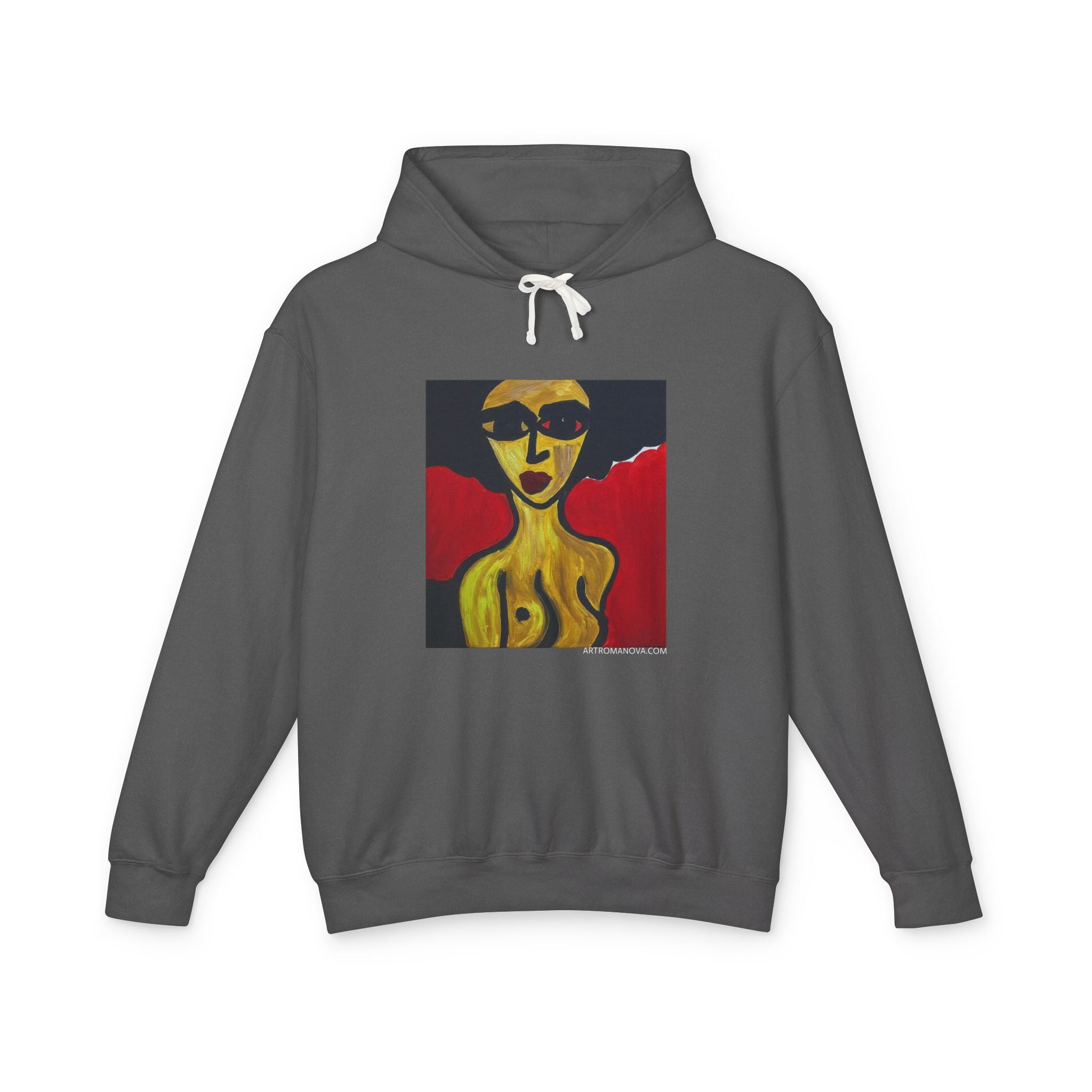 Sweat à capuche taille basse — Pull en maille ajourée avec motif artisanal audacieux 