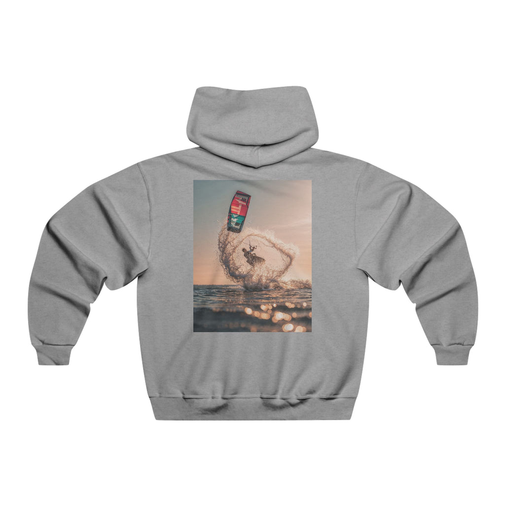 Sweat à capuche Kiteboarder Sunset | Action des vagues de kitesurf, Sweat-shirt de sports nautiques