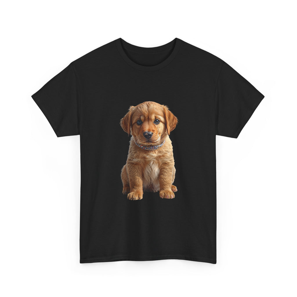 T-shirt avec un adorable chiot Golden Retriever | Portrait de chien
