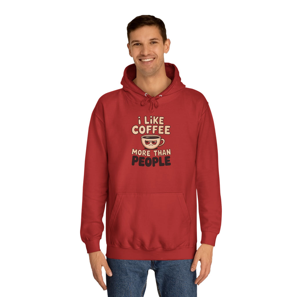 Coffee Lover Hoodie, Funny Coffee Shirt, Funny Slogan Hoodie Empowering Self Love Motivational Pullover Gift