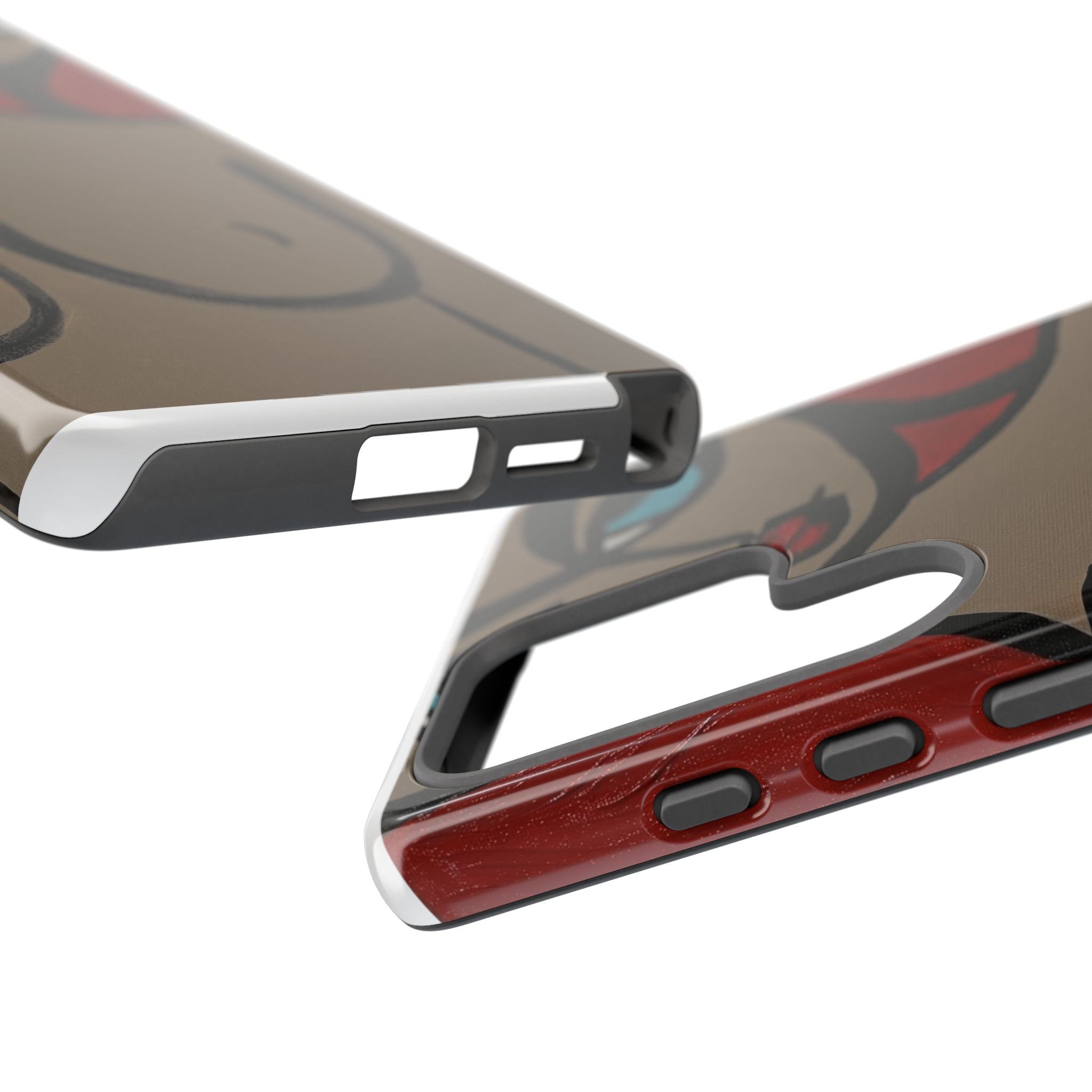 Coque de téléphone minimaliste | Figure féminine abstraite, faite main