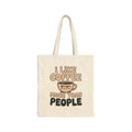 I Like Coffee More Than People tote bag | funny coffee cup design, canvas tote, shopper bag (Copy)