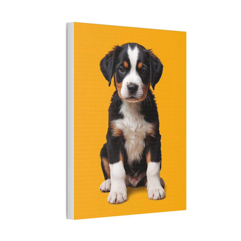 Bernese Mountain Dog Puppy Canvas, gift for dog lovers