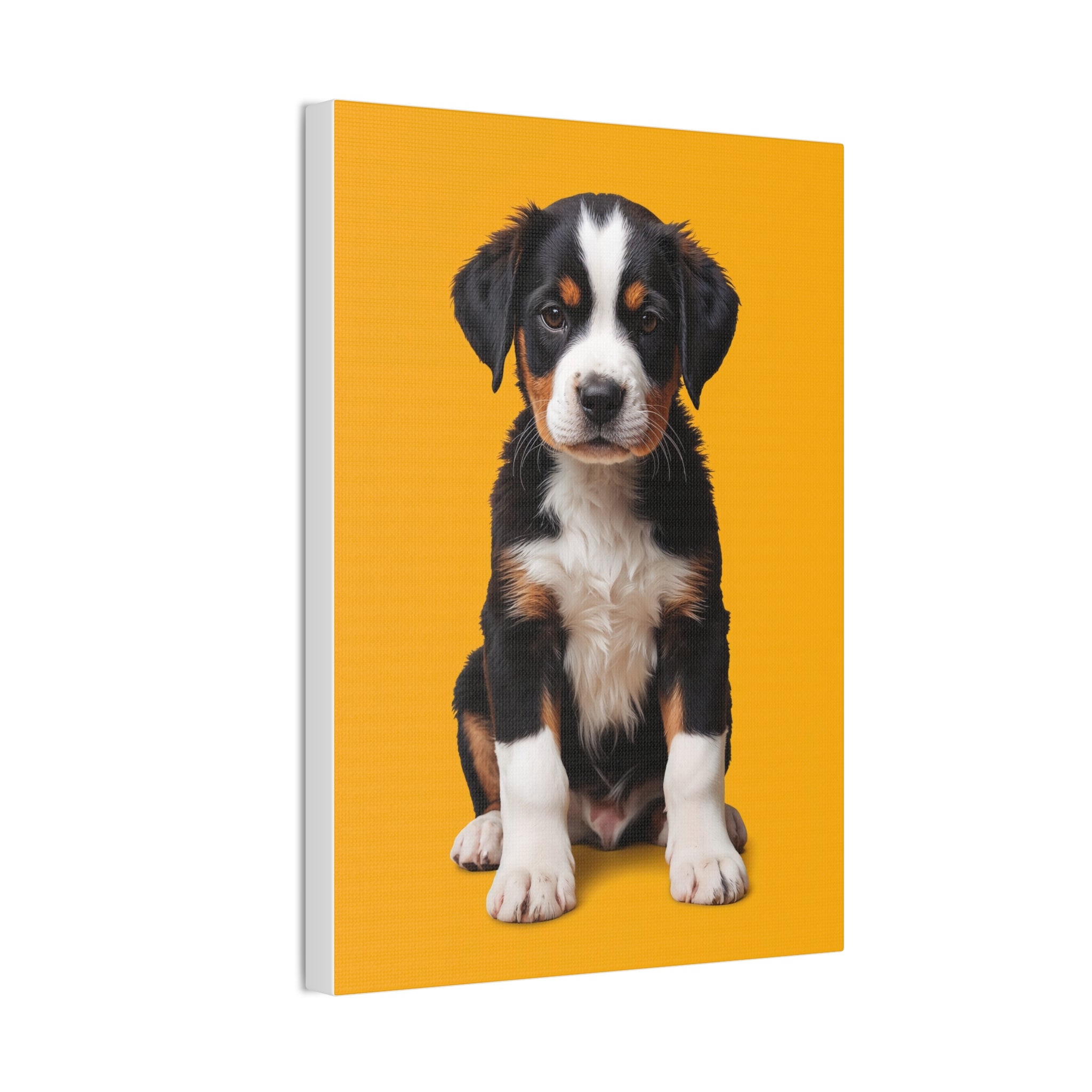 Bernese Mountain Dog Puppy Canvas, gift for dog lovers