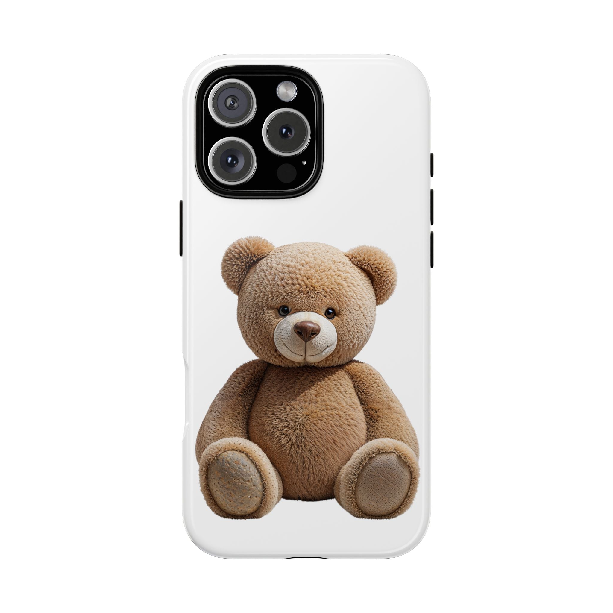 Teddy Bear Phone Case | Cute Plush Toy Illustration, i-phone, Samsung, Google phone