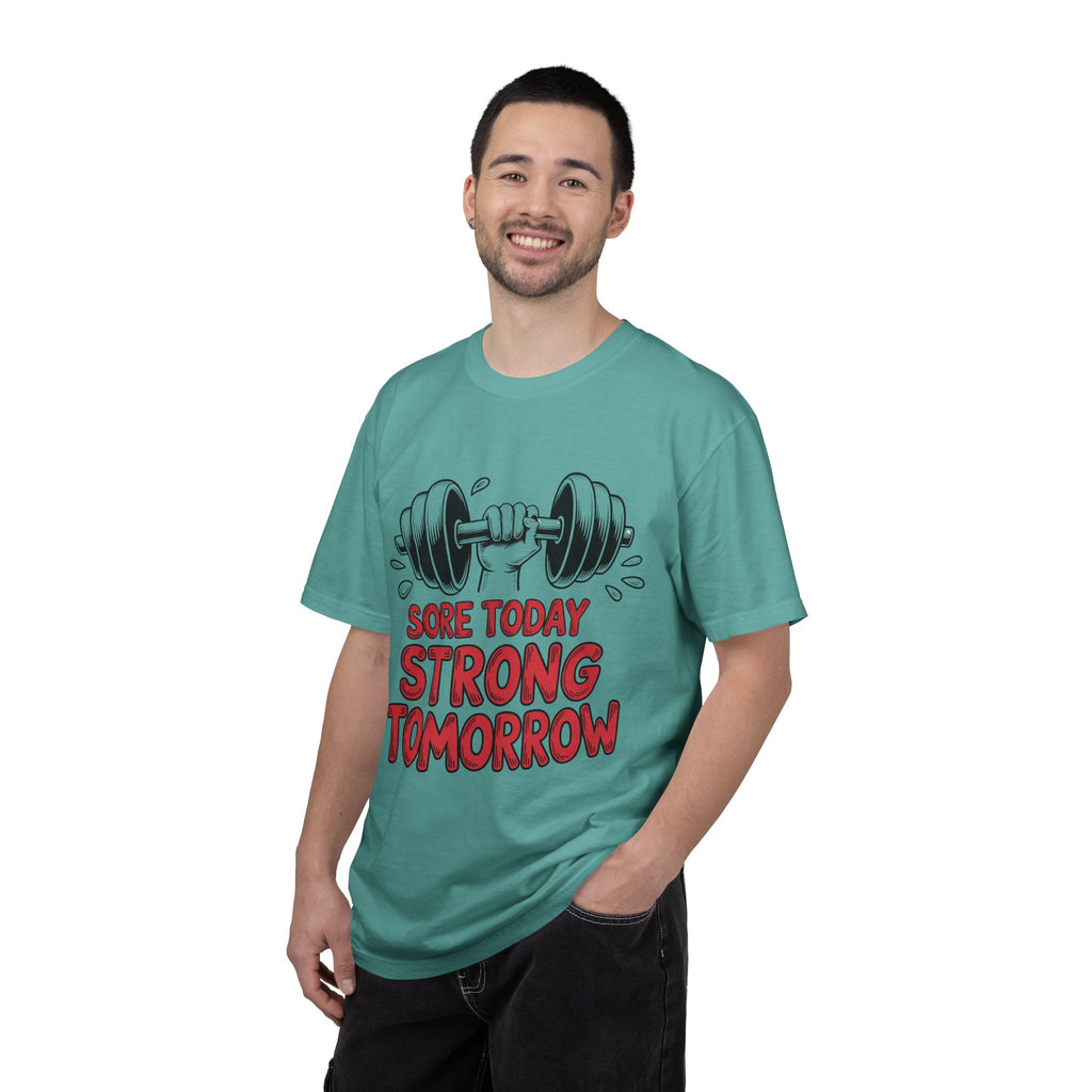 Strong Man T-shirt | Dumbbell Workout Fitnes Tee