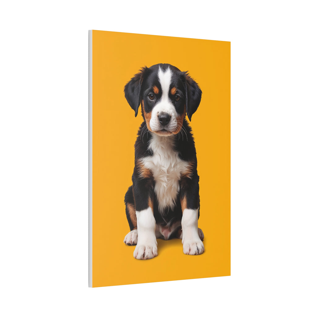 Bernese Mountain Dog Puppy Canvas, gift for dog lovers