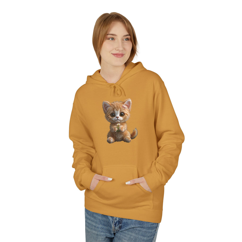 Cute Kitten image Hoodie | Small Cat Illustration hoodie, Limited edition