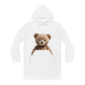 Robe à capuche avec poche ours en peluche | Motif ours en peluche mignon